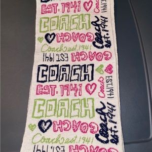 Coach Graffiti Print Scarf